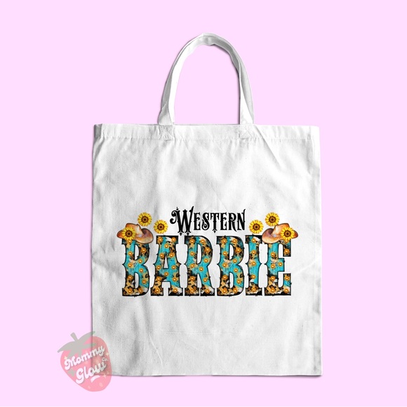 Western Barbie Tote Bag - Picture 1 of 1